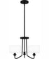Quoizel Pendant Large 3-light Pendant Matte Black