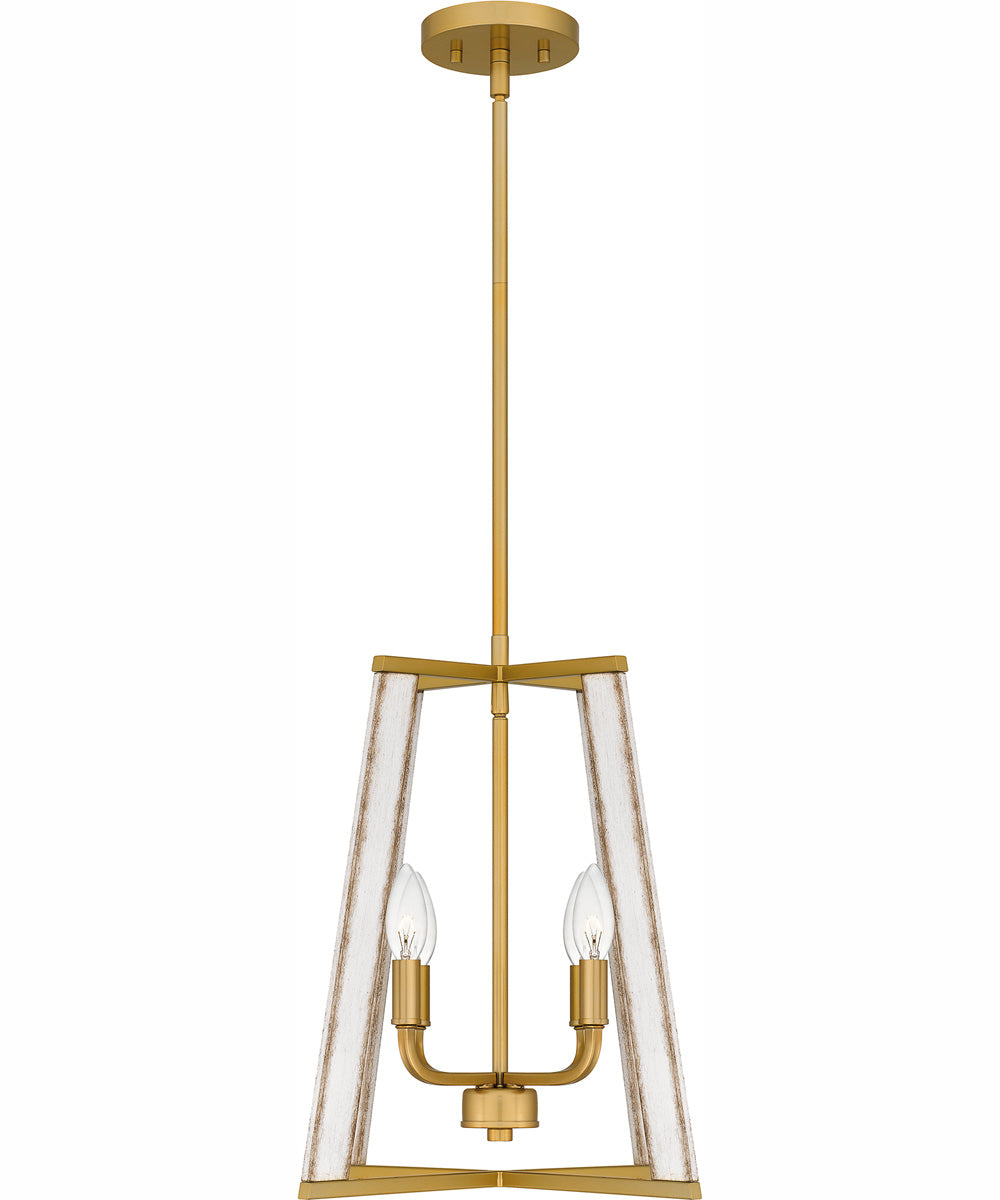 Mayline Large 4-light Pendant Light Gold