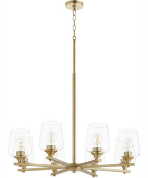 Veno 8-light Chandelier Aged Brass