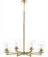 Veno 8-light Chandelier Aged Brass