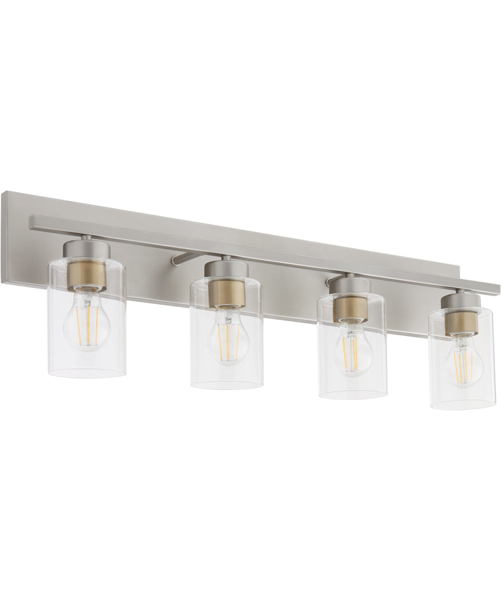 Carter 4-light Bath Vanity Light Satin Nickel