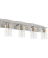 Carter 4-light Bath Vanity Light Satin Nickel