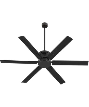 65" Zeus Patio Ceiling Fan Matte Black