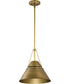Adina 1-Light Pendant Natural Brass