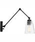 Profile 1-Light Plug In Sconce Matte Black, 5"W
