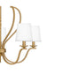 Wilkins 5-light Chandelier Brushed Weathered Brass