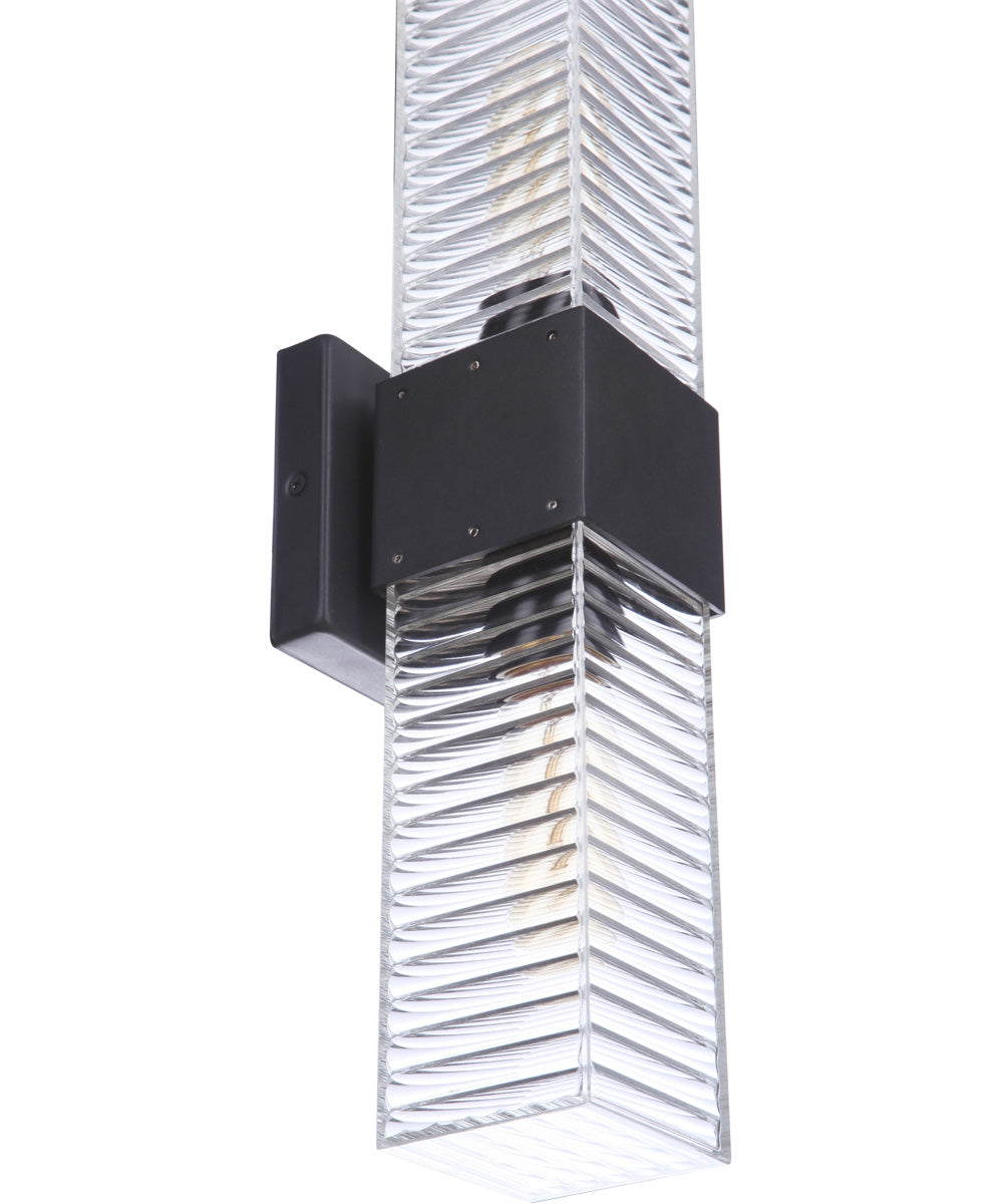 Ridge 2-Light Wall Sconce Midnight
