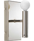 Draper 1-Light Luxe Bath Vanity Light Polished Nickel
