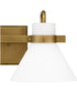 Regency Medium 2-light Bath Light Weathered Brass