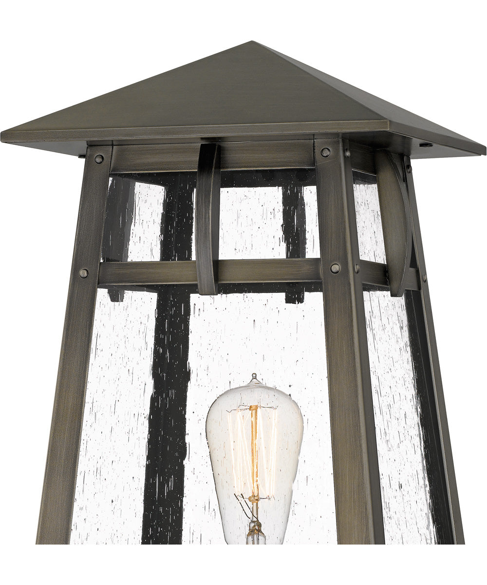 Merle Large 1-light Outdoor Post Light  Coastal Armour Aluminum Burnished Bronze