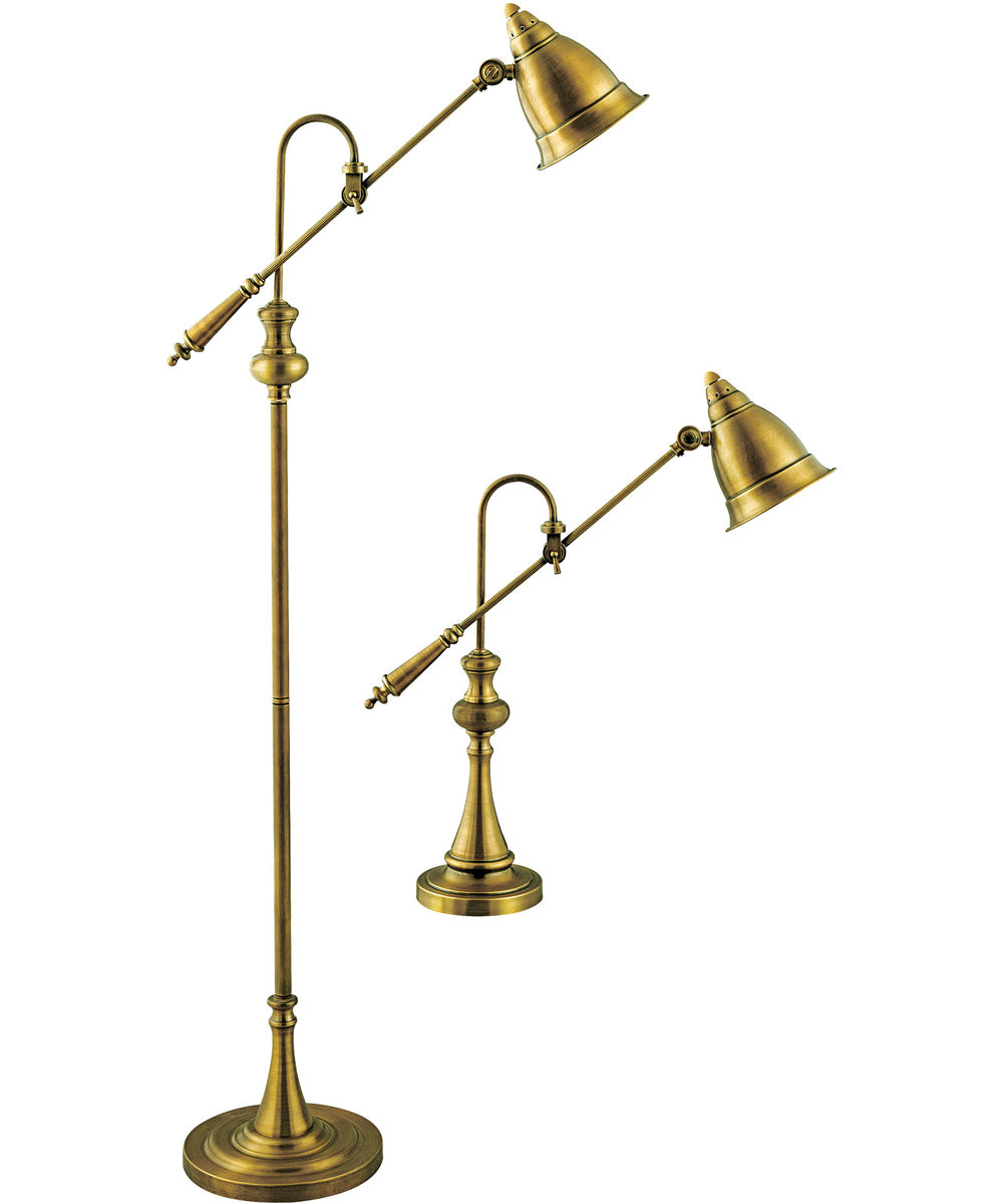 Watson Adjustable Pharmacy Lamps (Set of 1 Floor/1 Table Lamp)