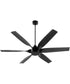 60" Kimbo 1-light LED Patio Ceiling Fan Matte Black