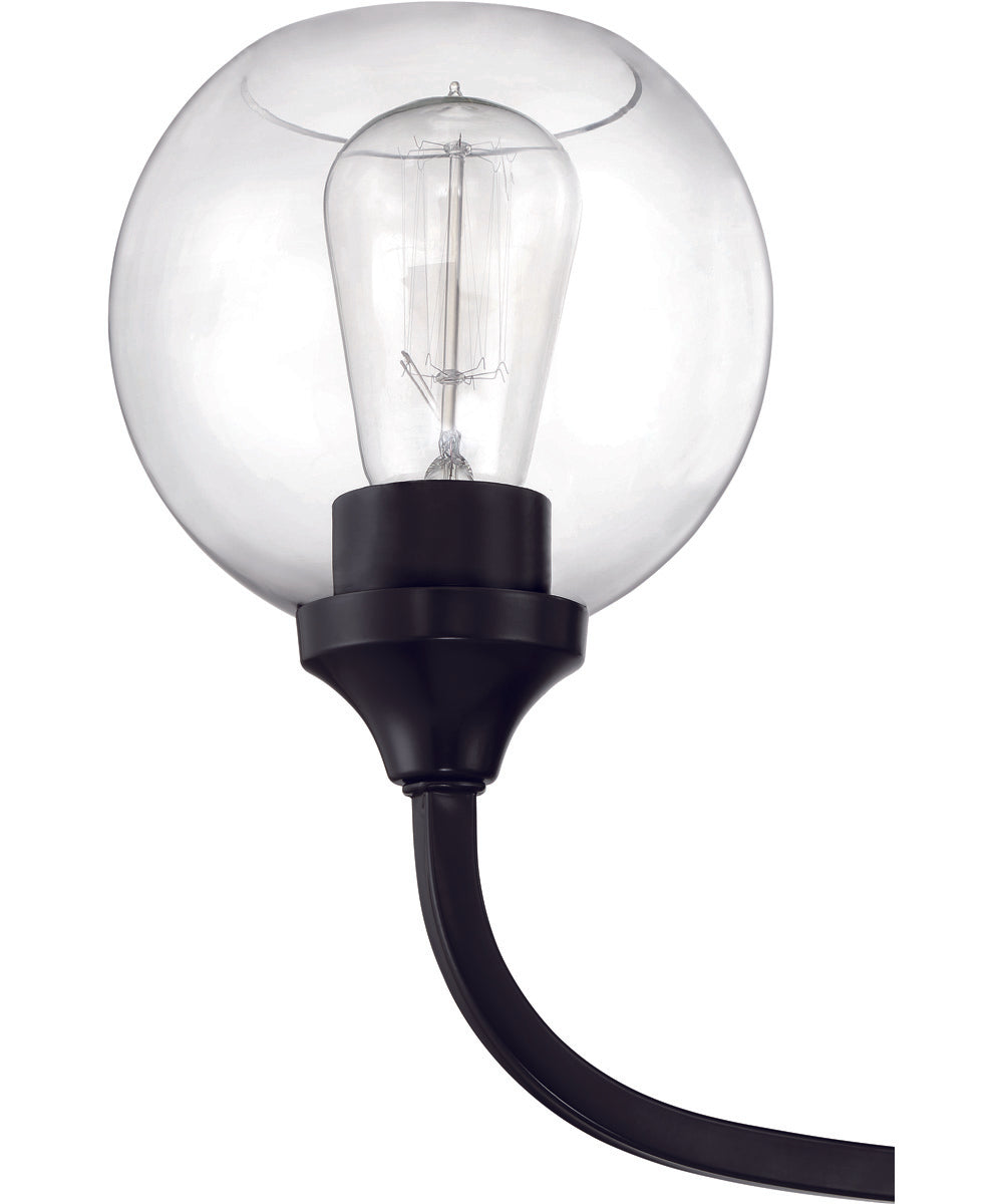 Glenda 3-Light Chandelier Flat Black