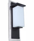 Heights 1-Light Outdoor Wall Lantern Stainless Steel / Midnight