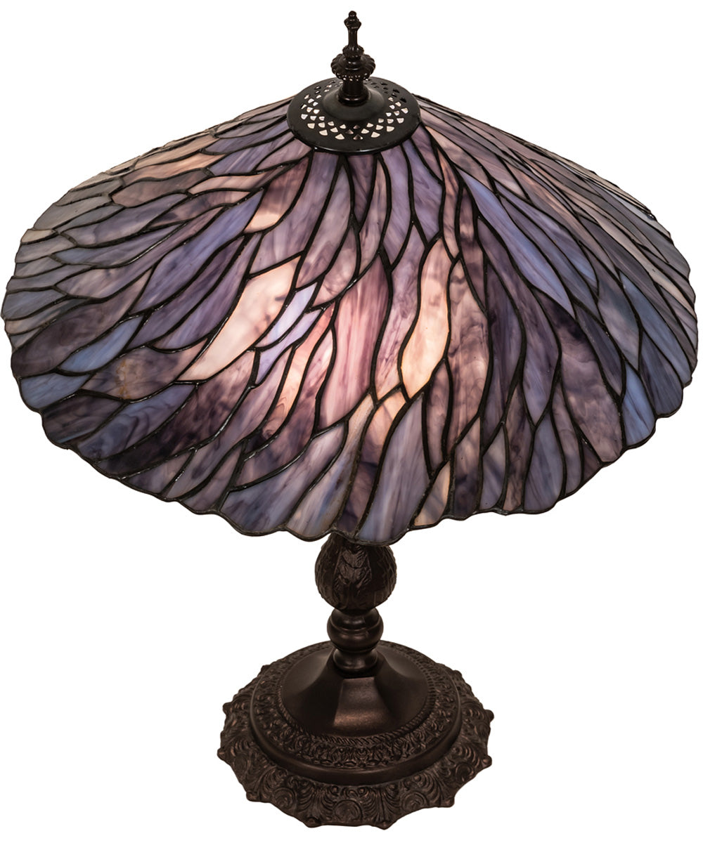 21" High Willow Jadestone Table Lamp