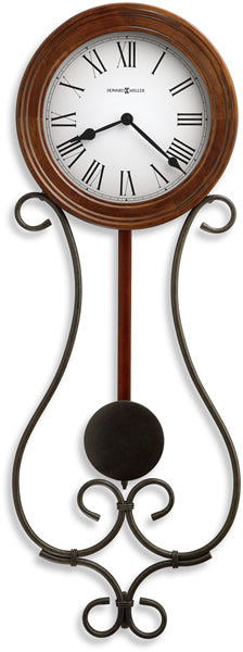 OPEN BOX Yvonne Wall Clock Americana Cherry