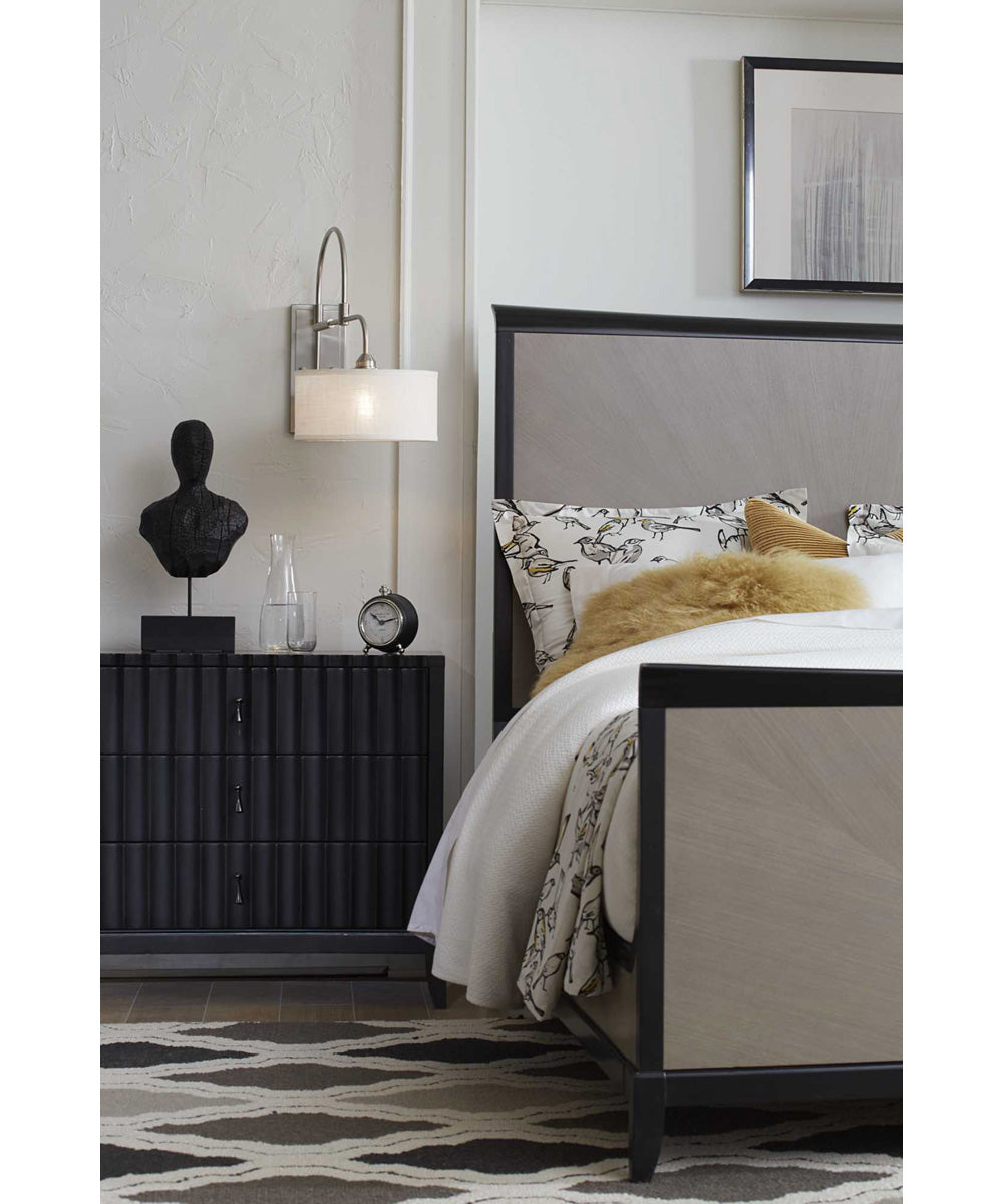 Kempsey 1-Light Swing Arm Wall Bracket Brushed Nickel