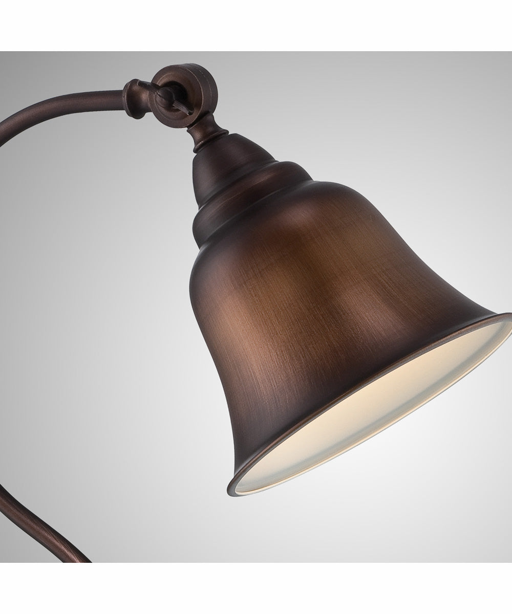 Gianna 1-Light Desk Table Lamp Antique Copper