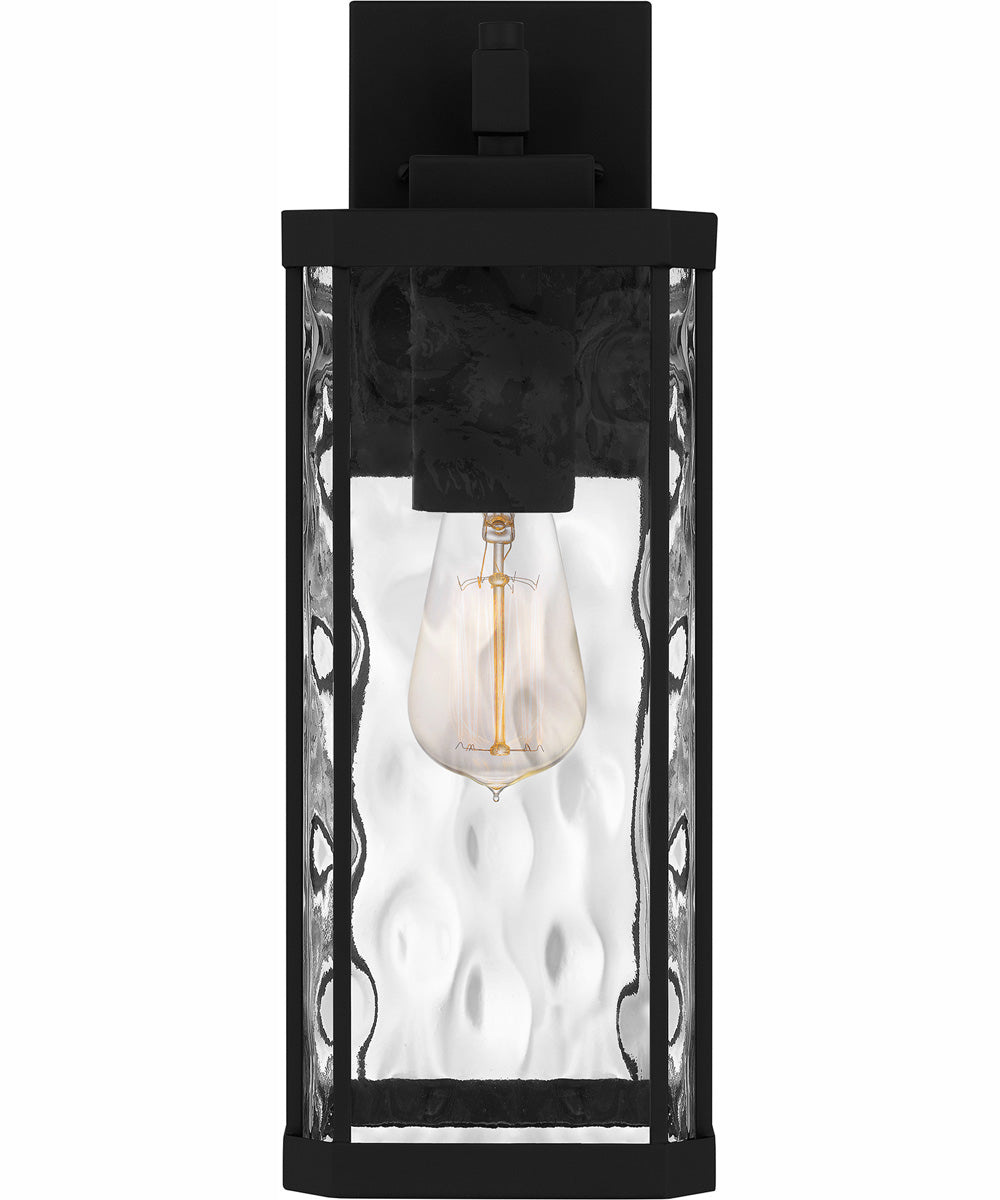Balchier Medium 1-light Outdoor Wall Light Matte Black