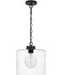 Abner Small 1-light Mini Pendant Matte Black