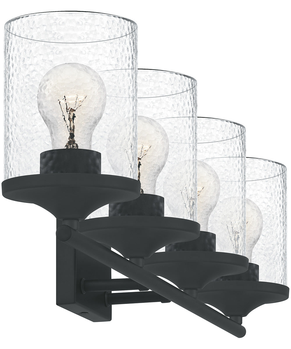 Abner Extra Large 4-light Bath Light Matte Black