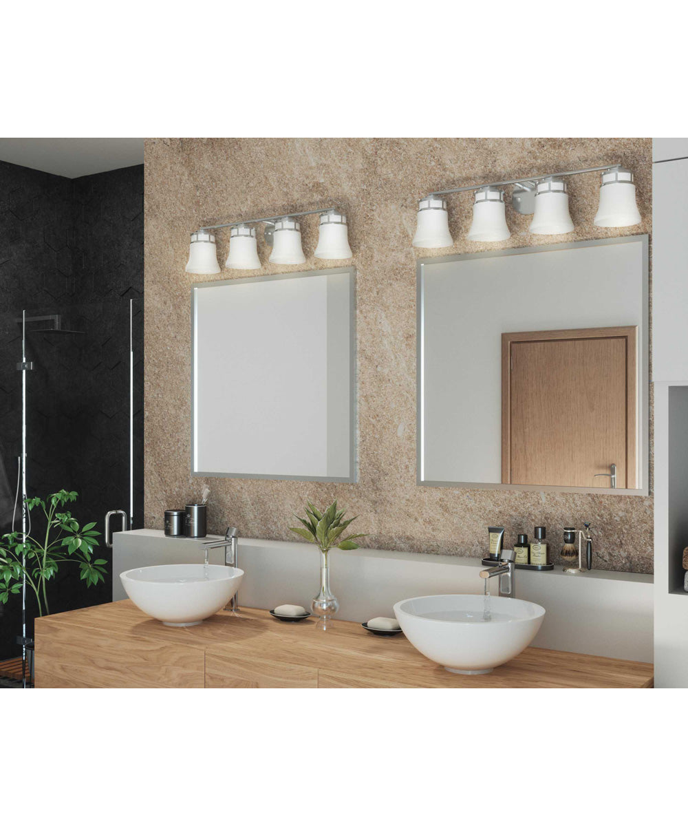 Cascadia 4-Light Bath & Vanity Polished Chrome