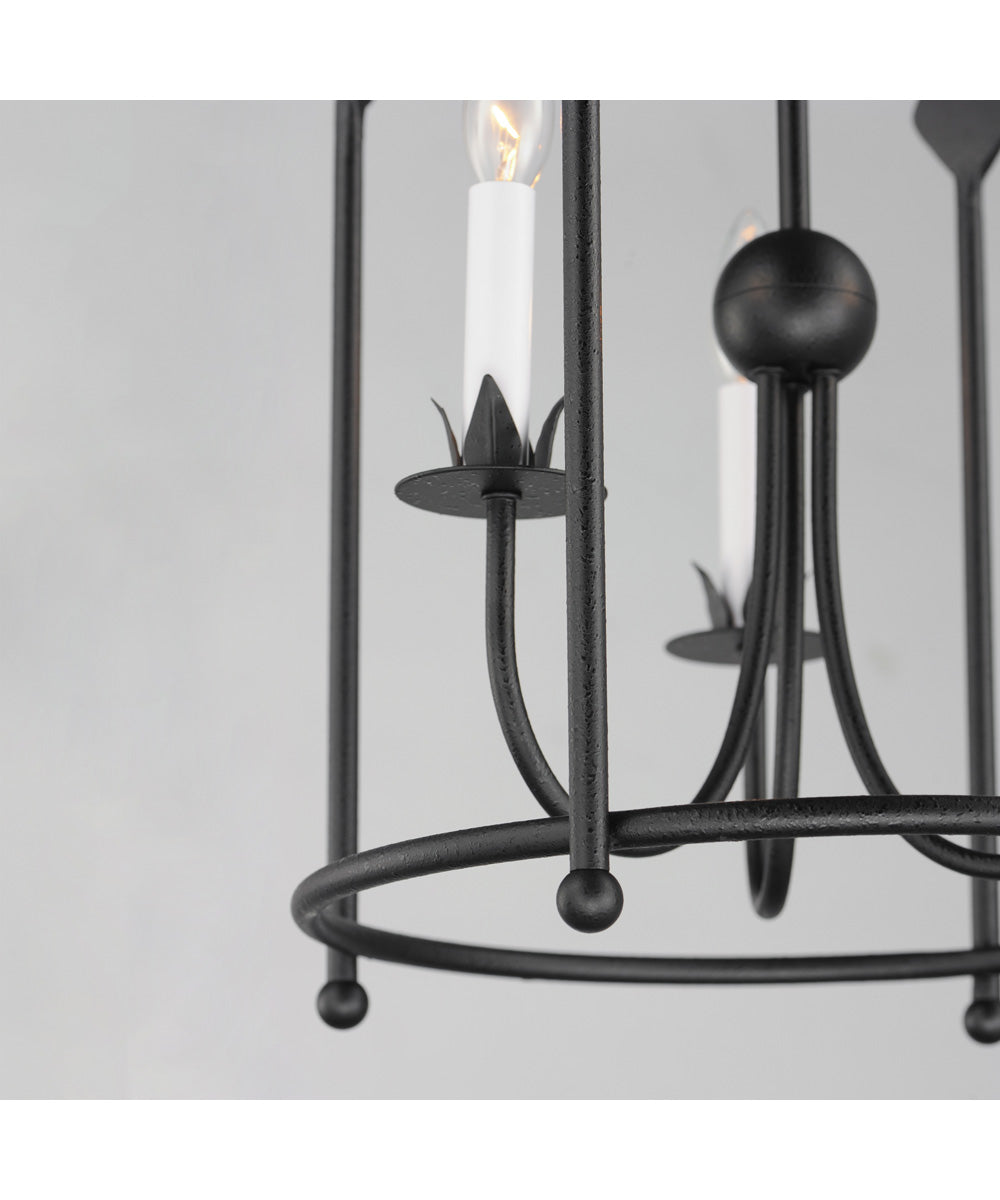 Paloma 3-Light Foyer Pendant Anthracite