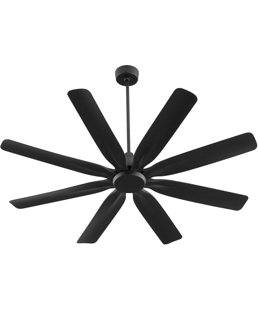 60" Rosales 1-light LED Patio Ceiling Fan Matte Black
