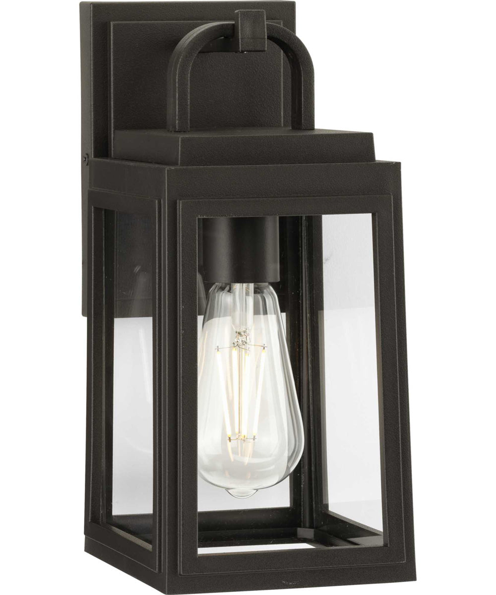 Grandbury 1-Light Transitional Clear Glass Outdoor Wall Lantern Antique Bronze