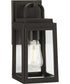 Grandbury 1-Light Transitional Clear Glass Outdoor Wall Lantern Antique Bronze