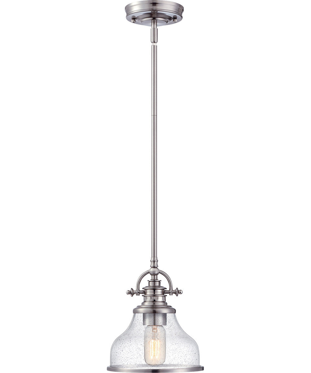 Grant Small 1-light Mini Pendant Brushed Nickel