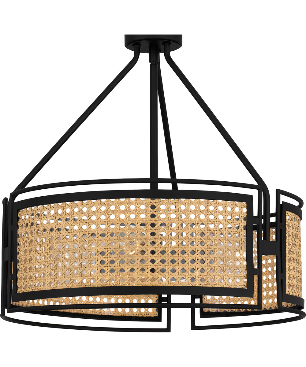 Priya Large 3-light Pendant Matte Black