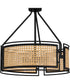 Priya Large 3-light Pendant Matte Black