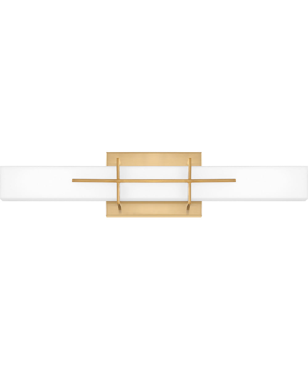 Gemini  Bath Light Aged Brass