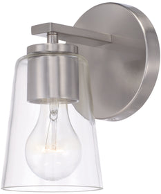 Portman 1-Light Sconce Brushed Nickel