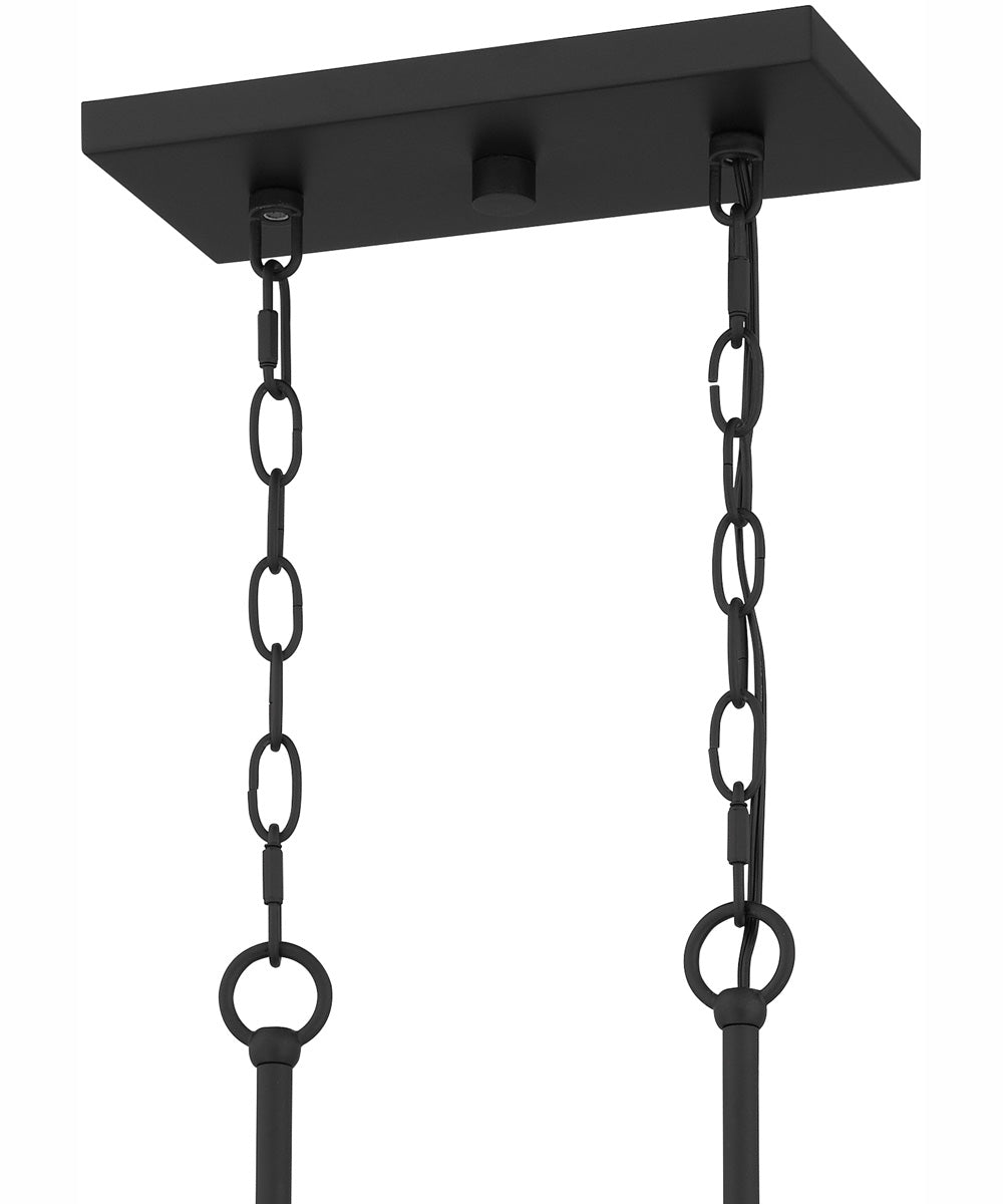 Prescott Medium 5-light Island Light Matte Black