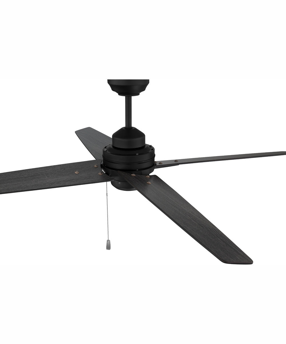 52" Maddie Indoor/Outdoor Ceiling Fan Flat Black