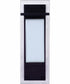 Heights 1-Light Outdoor Wall Lantern Stainless Steel / Midnight