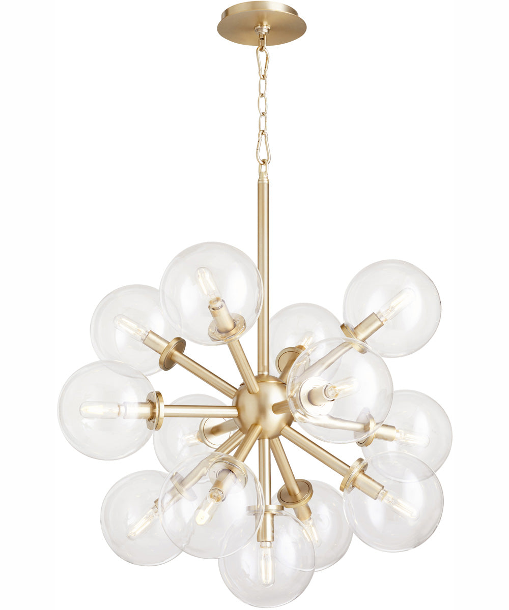 Rovi 13-light Pendant Aged Brass