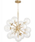 Rovi 13-light Pendant Aged Brass