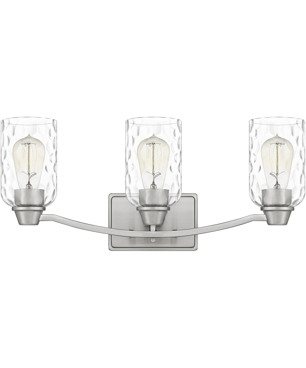 Acacia Large 3-light Bath Light Brushed Nickel