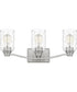Acacia Large 3-light Bath Light Brushed Nickel