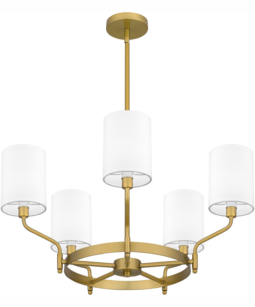 Parkington 5-light Chandelier Aged Brass