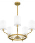 Parkington 5-light Chandelier Aged Brass