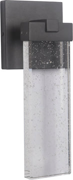 15"H Aria 1-Light LED Outdoor Wall Light Matte Black