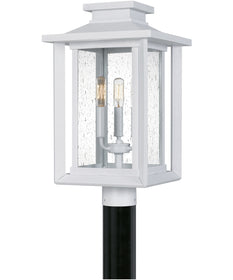 Wakefield 3-light Outdoor Post Light  Coastal Armour White Lustre