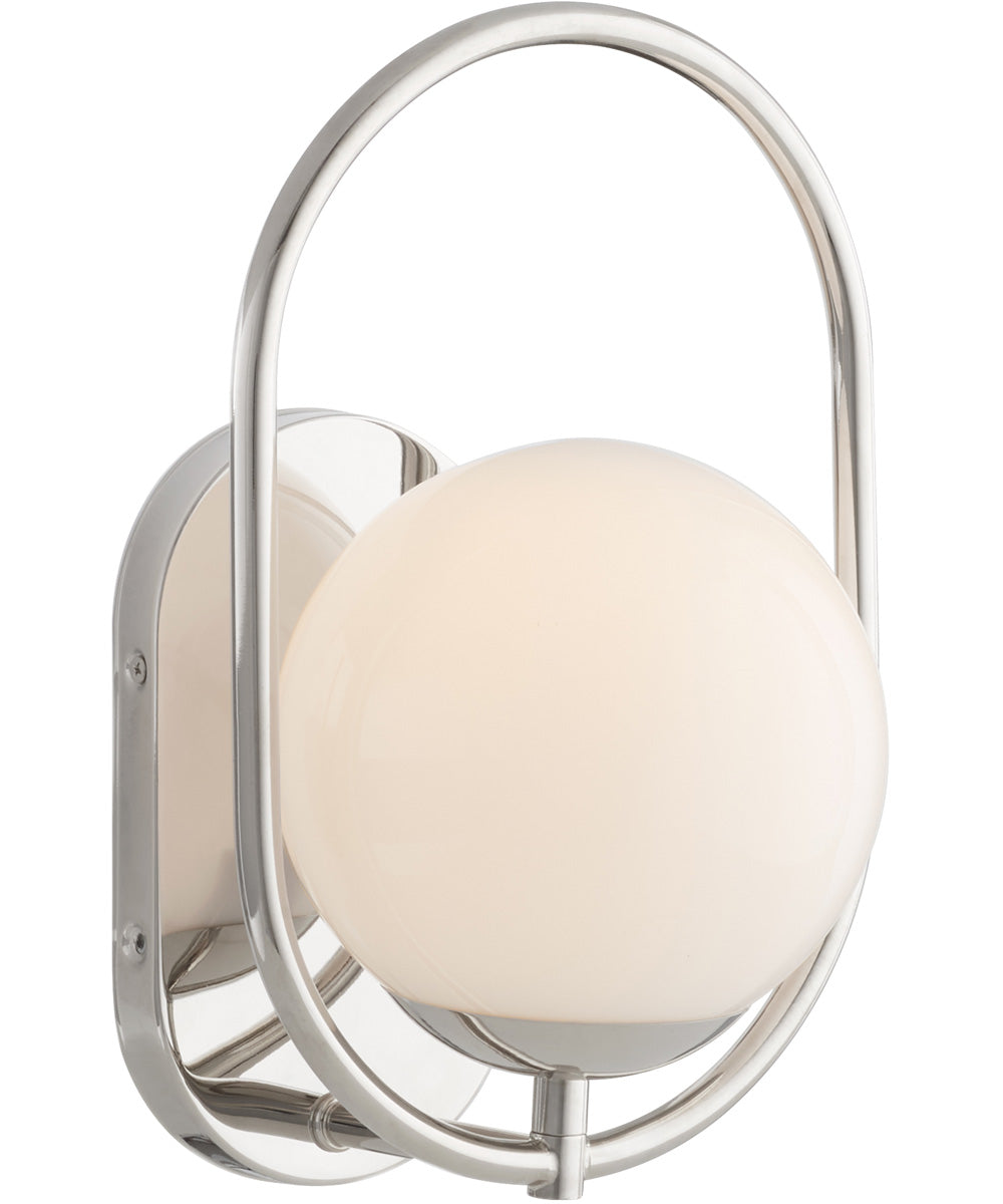 Belmont 1-light Wall Mount Light Fixture Polished Nickel