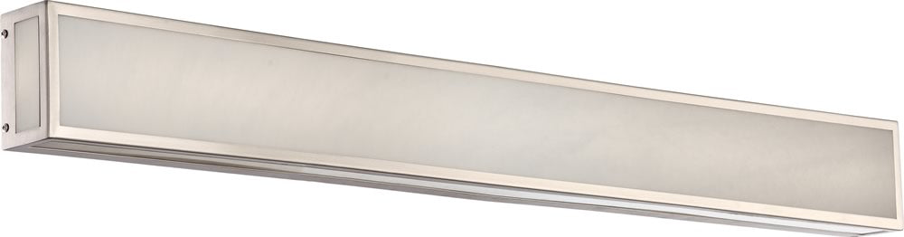 36"W Crate 1-Light LED Vanity & Wall Brushed Nickel