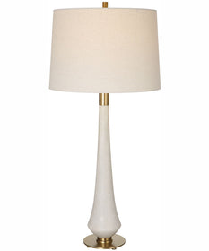 Marille Ivory Stone Table Lamp