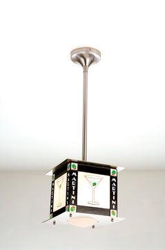 14"W Martini Pendant